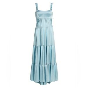 Cinq à Sept Amara Silk Dress Powder Blue